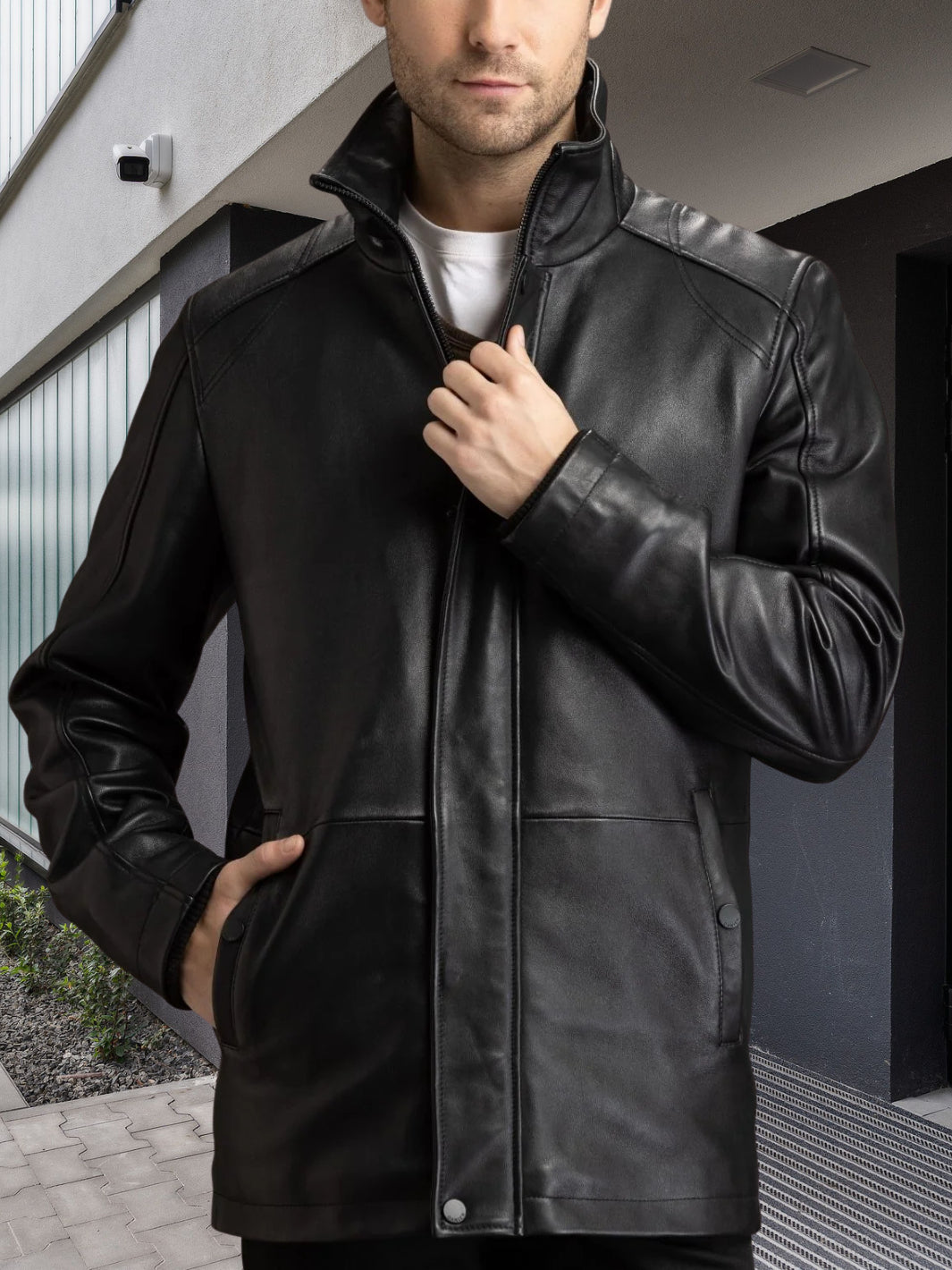 Leather Car Coat – 3/4 Length
