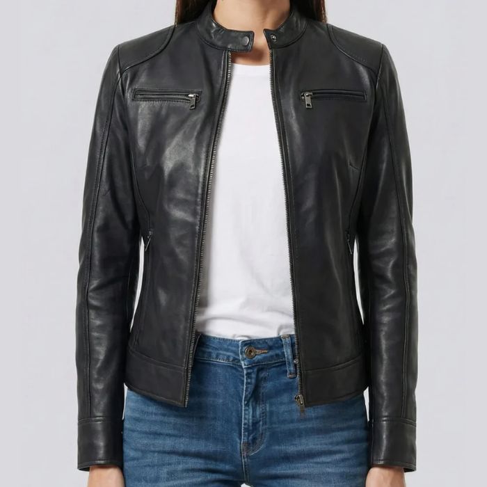 Women's Biker Style Jacket