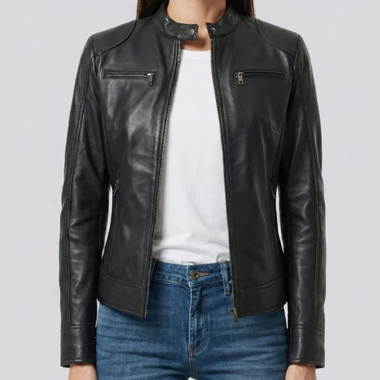 Women's Biker Style Jacket