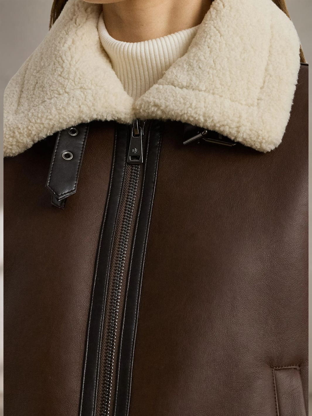Shearling Leather Jacket