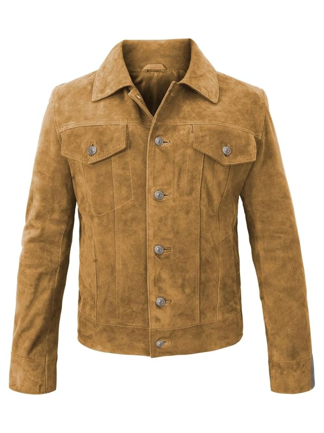 Trucker Suede Leather Jacket