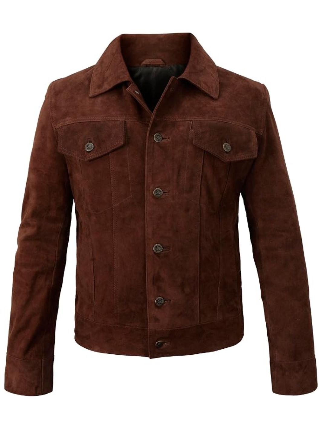 Trucker Suede Leather Jacket