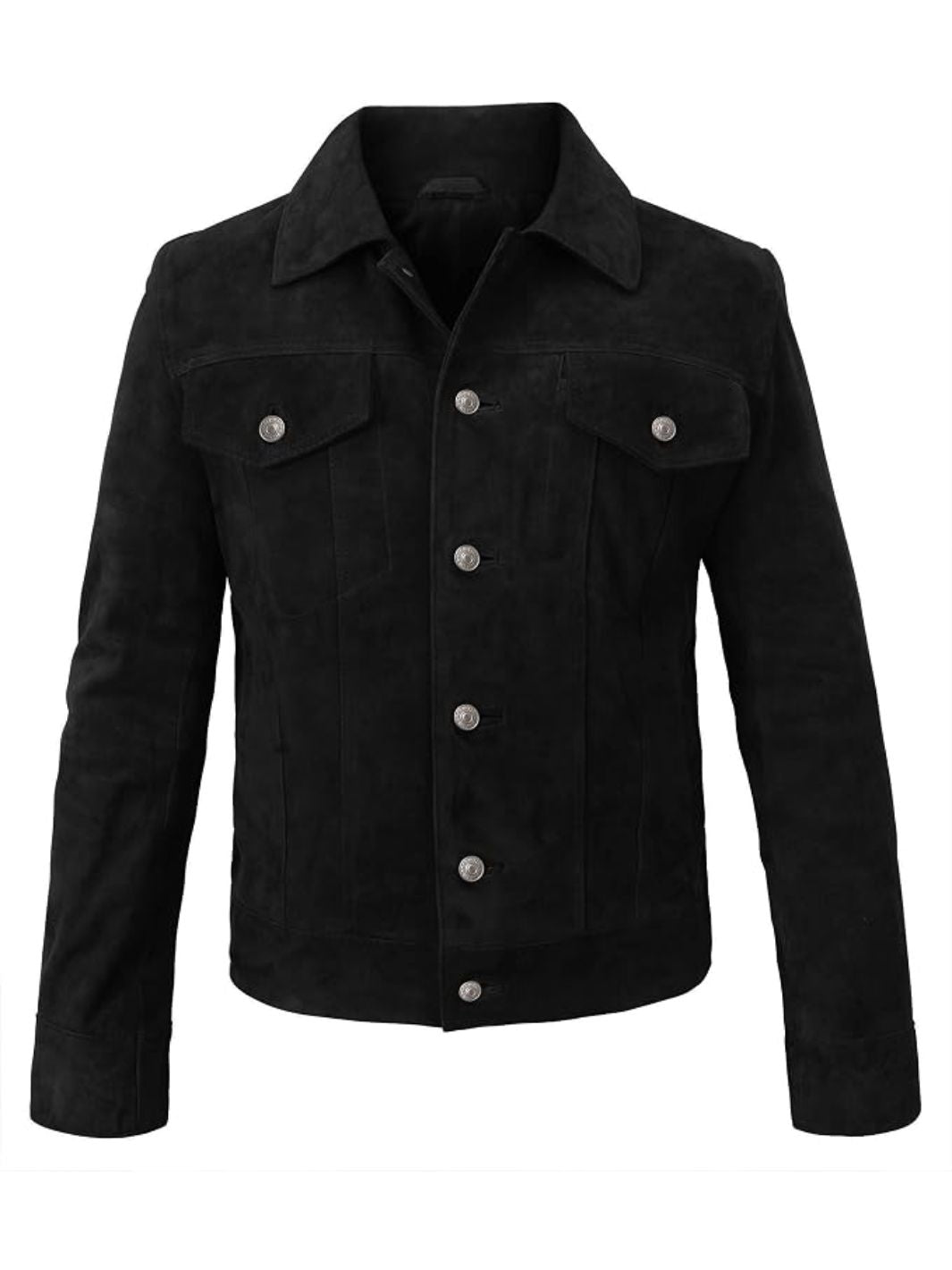 Trucker Suede Leather Jacket