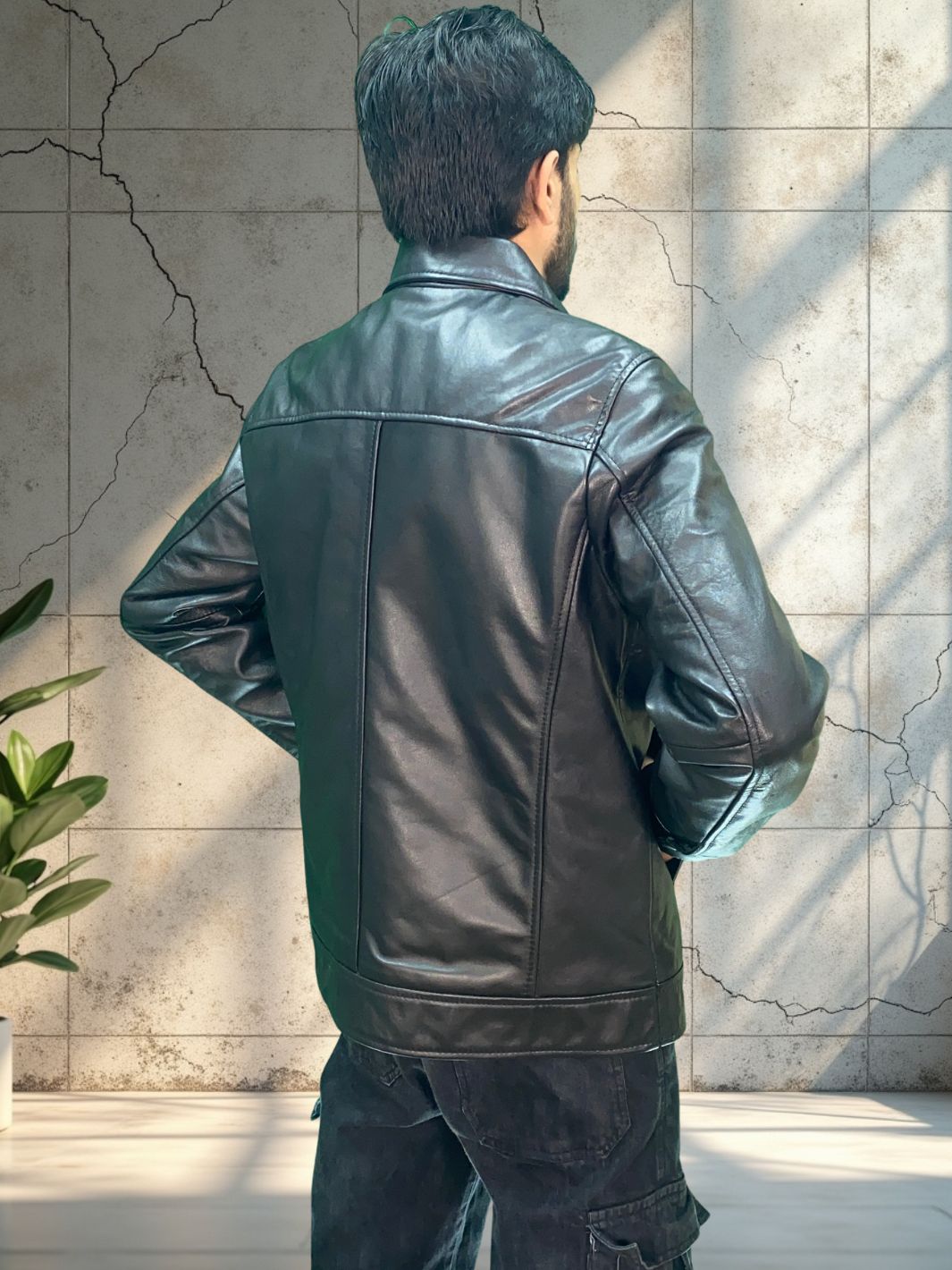 Classic Shirt Collar Jacket - Loose Fit