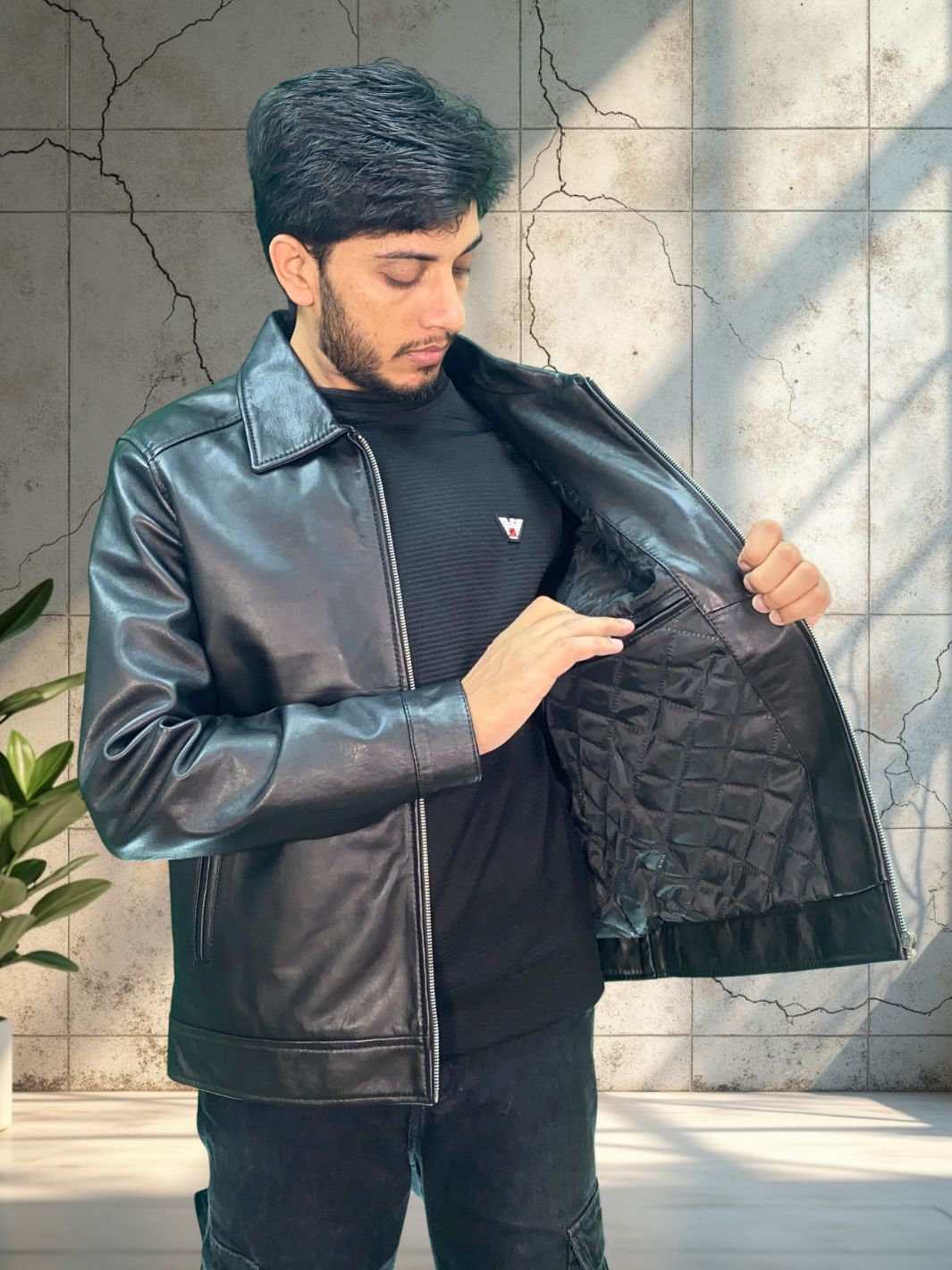 Classic Shirt Collar Jacket - Loose Fit