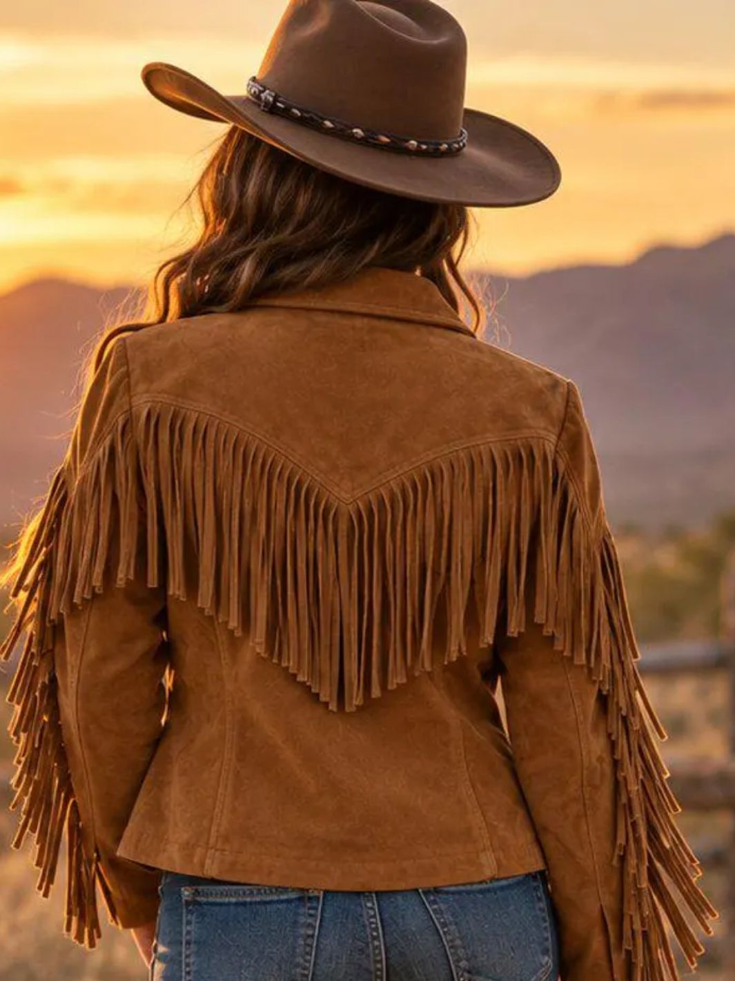 Fringe Suede Leather Jacket